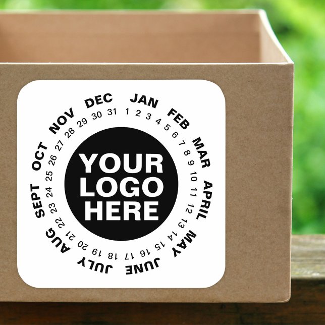 Mark the Date - Logo Calendar Stickers White (Creator Uploaded)