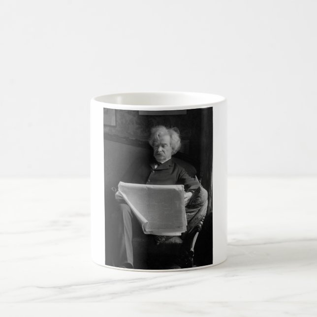 Mark Twain - American Author and Humorist Coffee Mug (Center)