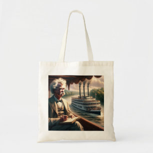 Mark Twain Famous Travel Quote Tote Bag