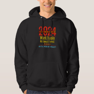 Mark Twain Forest Missouri Total Solar Eclipse 202 Hoodie