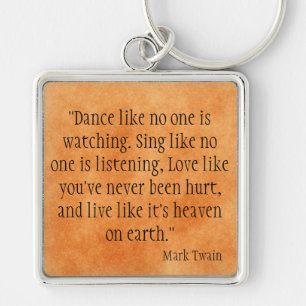 Mark Twain Key Ring