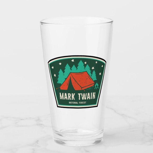 Mark Twain National Forest Camping Glass (Front)