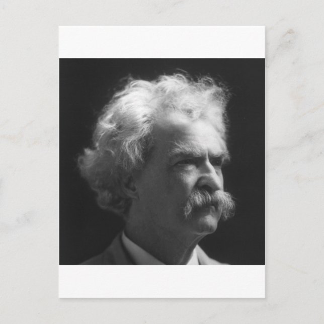 Mark Twain portrait Postcard (Front)