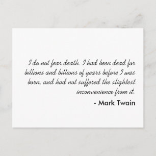 Mark Twain Postcard