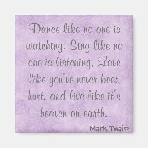 Mark Twain Quote Magnet