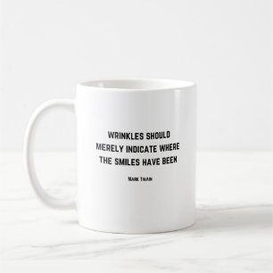 Mark Twain Quote - Smiles -  Coffee Mug