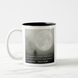 Mark Twain Quote Two-Tone Coffee Mug