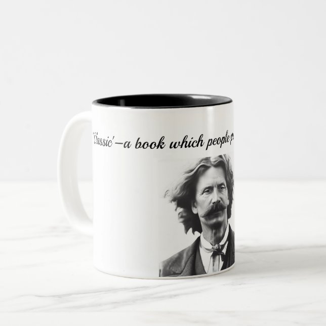 Mark Twain Quotes Coffee Mug (Front Left)