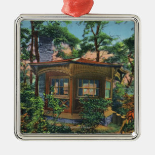 Mark Twain's Study at Quarry Farm, East Hill Metal Ornament