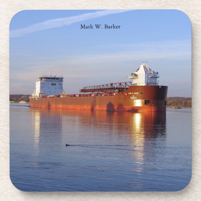 Mark W. Barker set of 6 coasters (Front)