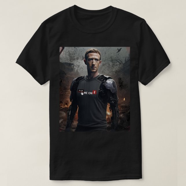 Mark Zuckerberg 2050 T-Shirt (Design Front)