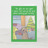 Marked Gifts Christmas Funny Paper Card