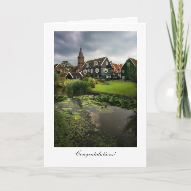 Marken Village Netherlands General Congratulations Card (Front)