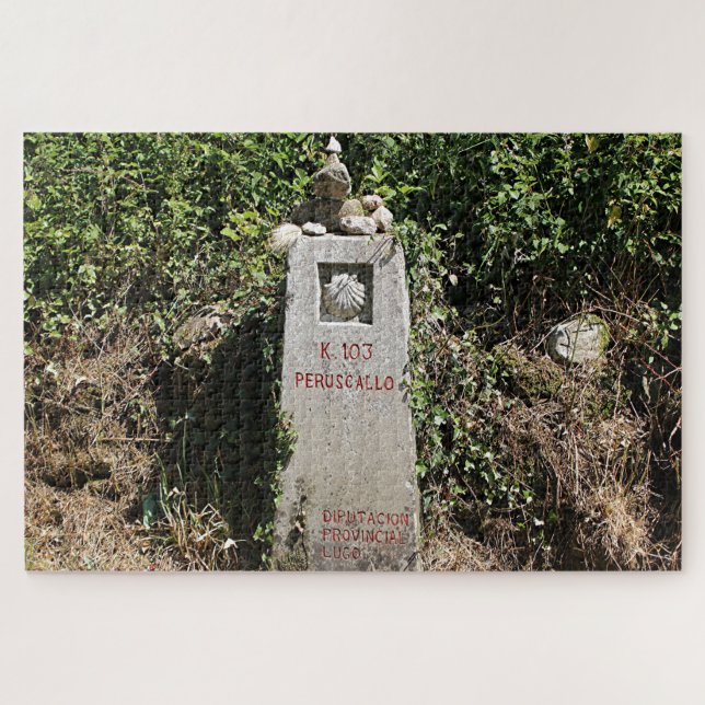 Marker 103 kilometers, El Camino, Spain Jigsaw Puzzle (Horizontal)