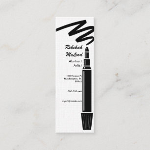 Marker Graphic Mini Business Card