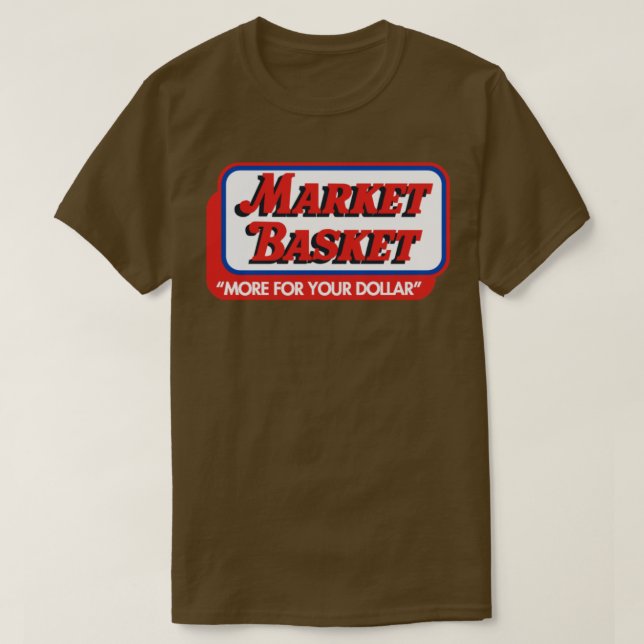 Market Basket Supermarket T-Shirt (Design Front)