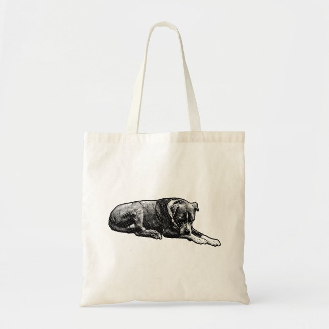 Market Chill Dog Tote Bag (Front)