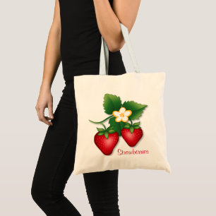 Market Companion Strawberry Tote Bag