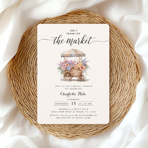 Market Farmers Bridal Shower Invitation