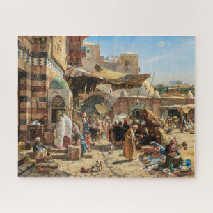 Market in Jaffa   Gustav Bauernfeind   Jigsaw Puzzle