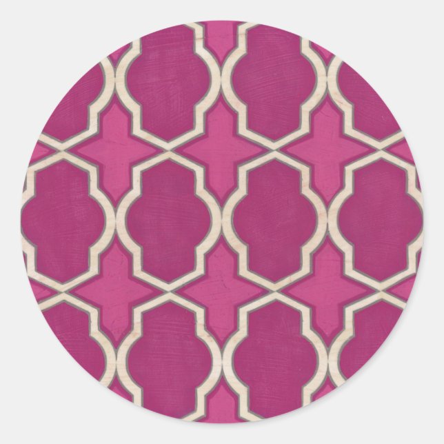 Market Motifs II Classic Round Sticker (Front)