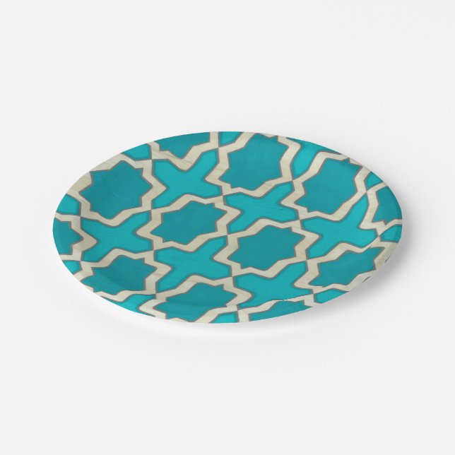 Market Motifs V Paper Plate (Angled)