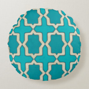 Market Motifs V Round Cushion