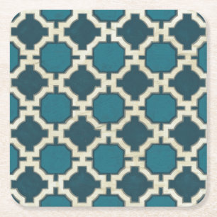 Market Motifs VI Square Paper Coaster