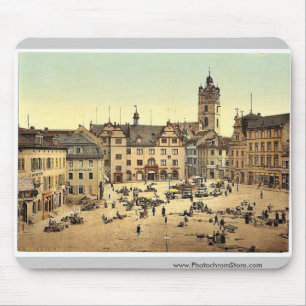 Market place, Darmstadt, the Rhine, Germany magnif Mouse Pad