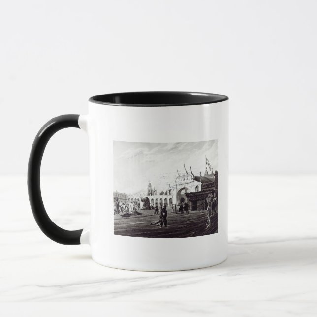 Market Place, engraved by Daniel Havell  1820 Mug (Left)