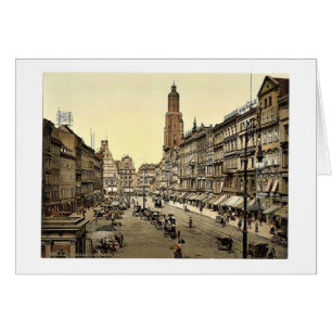 Market place, from the East, Breslau, Silesia, Ger