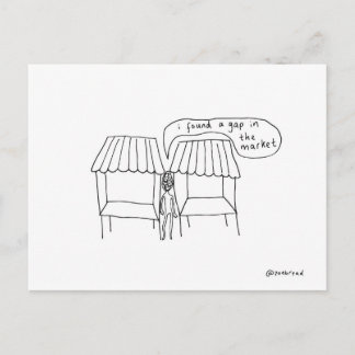 market postcard