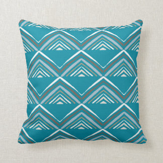 Market Pyramid-Blue Cushion