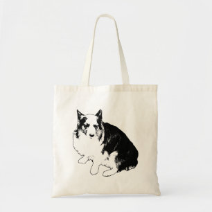 Market Run Corgi Tote Bag