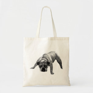Market Runs, Bulldog Calm Tote Bag