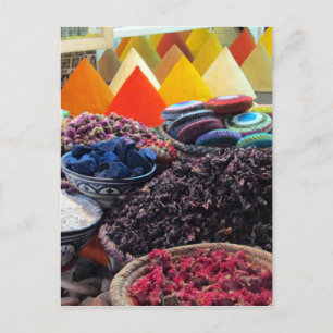 market spices postcard