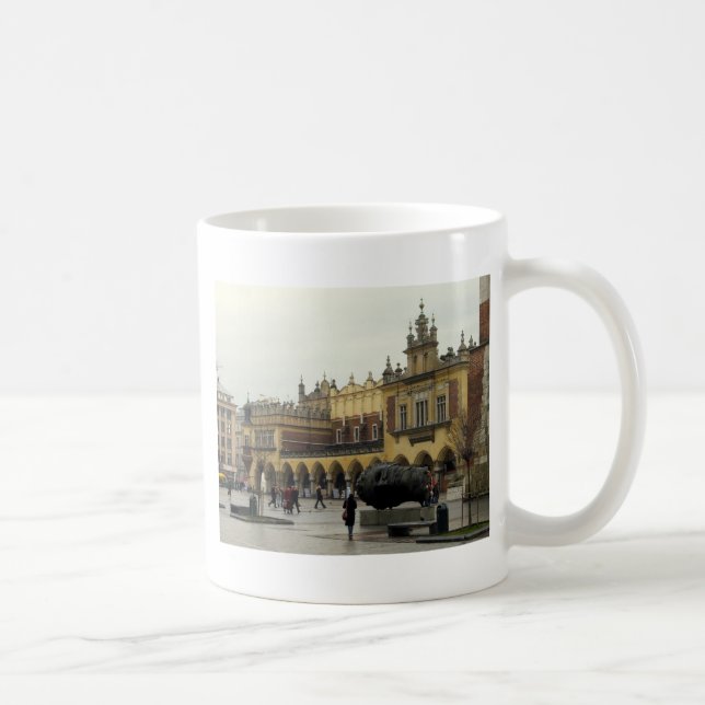 Market Square in Krakow Coffee Mug (Right)