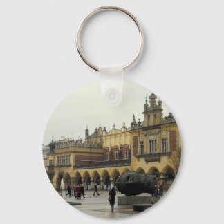 Market Square in Krakow Key Ring