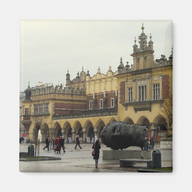 Market Square in Krakow Magnet (Front)