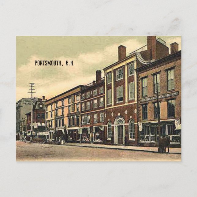 Market Square, Portsmouth, NH, c1905 Postcard (Front)