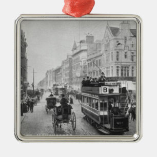 Market Street, Manchester, c.1910 Metal Tree Decoration