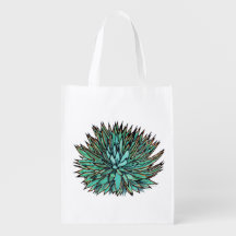 Market Totes - Spiky Green Agave