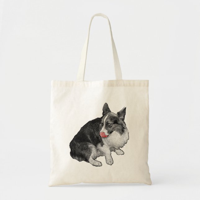 Market Wink, Red Note Tote Bag (Front)