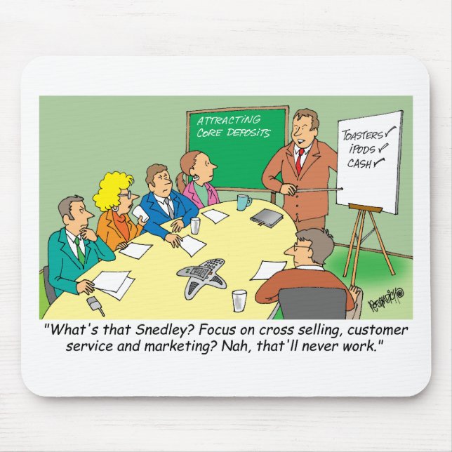MARKETING / BANKING / BOARD MEETING finance gifts Mouse Pad (Front)