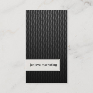 Marketing Business Card Modern Grey Weave Texture