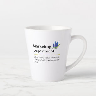 Marketing Department Latte Mug