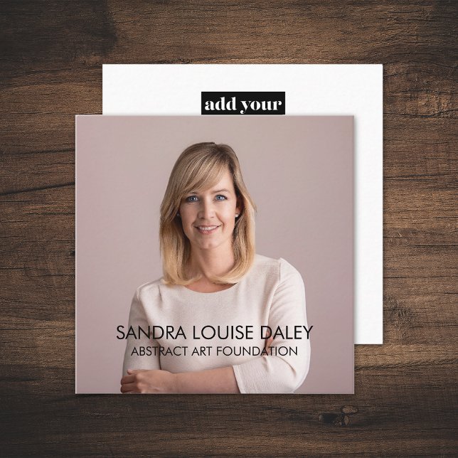 Marketing Director Consultant Manager Professional Square Business Card (Creator Uploaded)