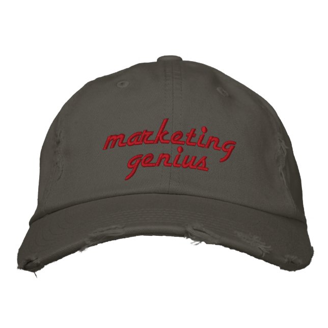 Marketing Genius Embroidered Hat (Front)