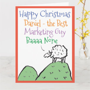 Marketing Guy Happy Christmas card