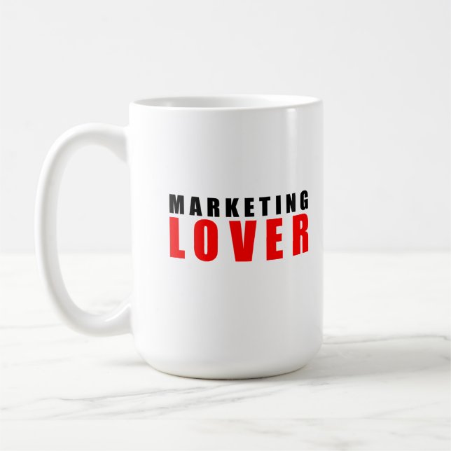Marketing lover coffee mug (Left)